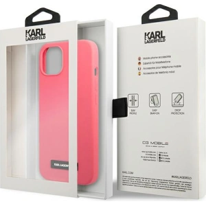 Kup Etui Karl Lagerfeld KLHCP13SSLMP1PI Apple iPhone 13 mini hardcase fuksie/fuchsia silikonová deska - KLD929FHS - {ean13} - Sklep Home Screen