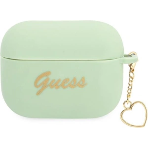 Kup Etui Guess GUAPLSCHSN Apple AirPods Pro zielony/green Silicone Charm Heart Collection - GUE1699GRN - {ean13} - Sklep Home Screen
