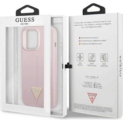 Kup Etui Guess GUHCP13LSLTGU Apple iPhone 13 Pro fioletowy/purple hardcase Silicone Triangle - GUE1702PRP - {ean13} - Sklep Home Screen