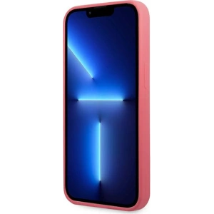 Etui Karl Lagerfeld KLHCP13XSLMP1PI Apple iPhone 13 Pro Max hardcase fuksja/fuchsia Silicone Plaque
