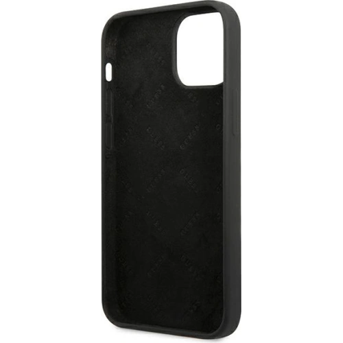 Kup Case Guess GUHCP13SSLTGK Apple iPhone 13 mini schwarz/schwarz Hardcase Silikontasche Triangle - GUE1706BLK - {ean13} - Sklep Home Screen