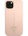 Kup Etui Guess GUHCP13SSLTGP Apple iPhone 13 mini różowy/pink hardcase Silicone Triangle - GUE1707PNK - {ean13} - Sklep Home Screen
