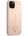 Kup Etui Guess GUHCP13SSLTGP Apple iPhone 13 mini różowy/pink hardcase Silicone Triangle - GUE1707PNK - {ean13} - Sklep Home Screen