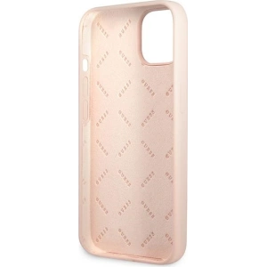Kup Etui Guess GUHCP13SSLTGP Apple iPhone 13 mini růžový/pink hardcase Silicone Triangle - GUE1707PNK - {ean13} - Sklep Home Screen