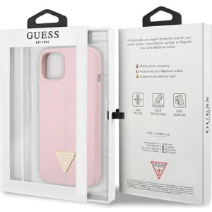 Kup Case Guess GUHCP13SSLTGU Apple iPhone 13 mini lila/purple Hardcase Silikon-Dreieck - GUE1708PRP - {ean13} - Sklep Home Screen