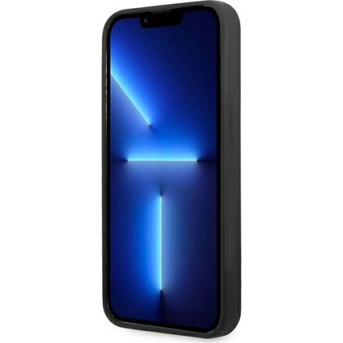 Buy Guess GUHCP13XSLTGK Apple iPhone 13 Pro Max black hardcase Silicone Triangle - GUE1709BLK - {ean13} - Home Screen Store Europe
