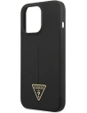 Buy Guess GUHCP13XSLTGK Apple iPhone 13 Pro Max black hardcase Silicone Triangle - GUE1709BLK - {ean13} - Home Screen Store Europe