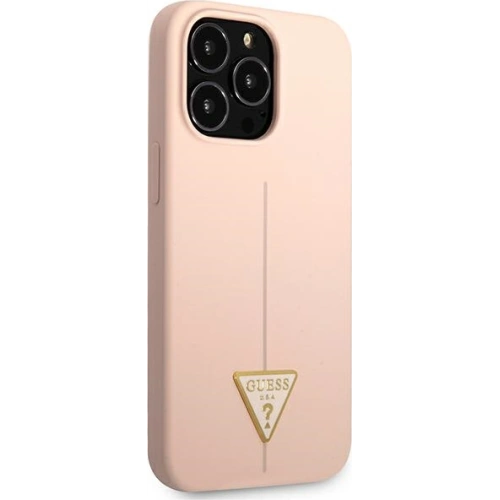 Kup Etui Guess GUHCP13XSLTGP Apple iPhone 13 Pro Max růžový/pink hardcase Silicone Triangle - GUE1710PNK - {ean13} - Sklep Home Screen