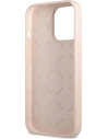 Buy Guess GUHCP13XSLTGP Apple iPhone 13 Pro Max pink hardcase Silicone Triangle - GUE1710PNK - {ean13} - Home Screen Store Europe