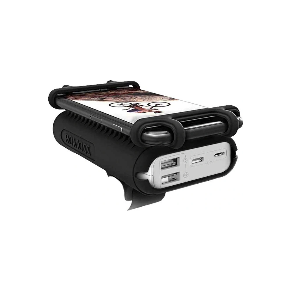 Powerbank Romoss UR01 10000mAh 2xUSB-A, USB-C, microUSB (czarny)