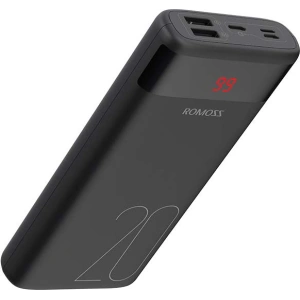Kup Powerbank Romoss Ares 20 20000mAh 2xUSB-A, USB-C, microUSB, Lightning (schwarz) - ROM003BLK - {ean13} - Sklep Home Screen