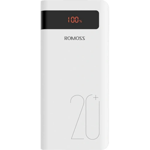 Kup Powerbank Romoss 6PS+ 20000mAh QC 3.0 PD 2xUSB-A, USB-C, microUSB, Lightning (weiß) - ROM004WHT - {ean13} - Sklep Home Screen