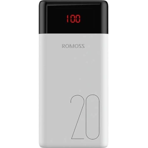 Kup Powerbank Romoss LT20PS 20000mAh 2xUSB-A, USB-C, microUSB, Lightning (biały) - ROM007WHT - {ean13} - Sklep Home Screen