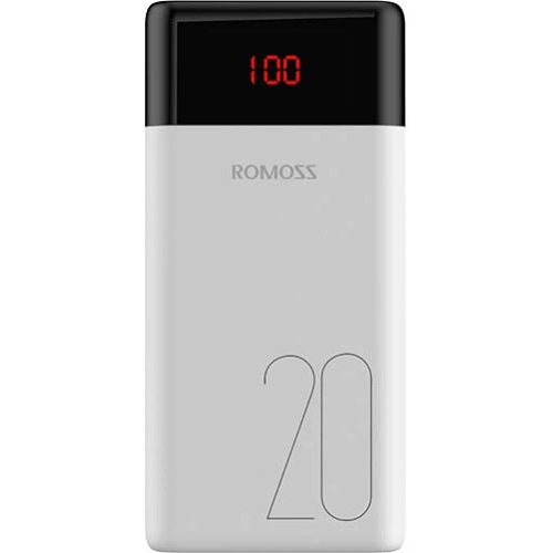 Kup Powerbank Romoss LT20PS 20000mAh 2xUSB-A, USB-C, microUSB, Lightning (weiß) - ROM007WHT - {ean13} - Sklep Home Screen
