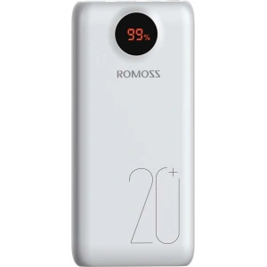 Kup Powerbank Romoss SW20PS+ 20000mAh 18W 2xUSB-A, USB-C, microUSB, Lightning(biały) - ROM008WHT - {ean13} - Sklep Home Screen