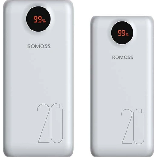 Kup Powerbank Romoss SW20PS+ 20000mAh 18W 2xUSB-A, USB-C, microUSB, Lightning (weiß) - ROM008WHT - {ean13} - Sklep Home Screen