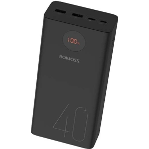Kup Powerbank Romoss PEA40 40000mAh QC 3.0 2xUSB-A, USB-C, microUSB (schwarz) - ROM009BLK - {ean13} - Sklep Home Screen
