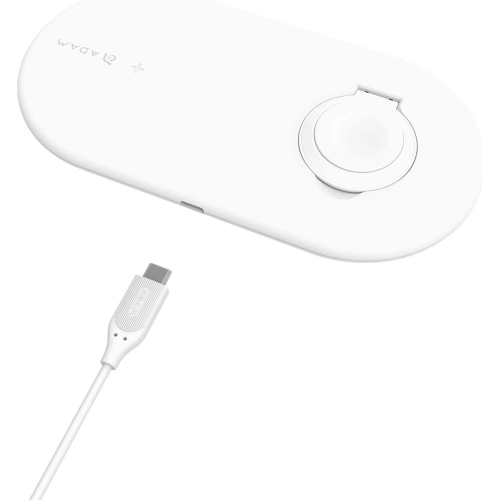 Kup Încărcător wireless Adam Elements Omnia Q2 pentru 2 dispozitive cu suport pentru Apple Watch (alb) - ADAM004WHT - {ean13} - Sklep Home Screen