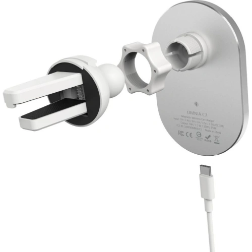 Kup MagSafe Auto-Halterung mit Ladegerät Adam Elements Omnia C2 (weiß) - ADAM007WHT - {ean13} - Sklep Home Screen