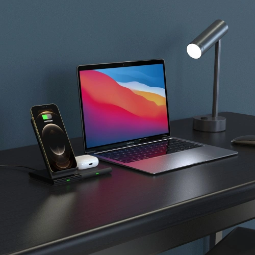 Kup Încărcător wireless Adam Elements Omnia Q2X pentru 2 dispozitive (negru) - ADAM008BLK - {ean13} - Sklep Home Screen