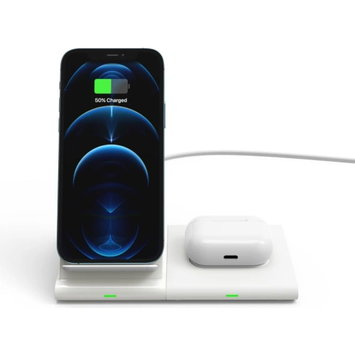 Kup Bezdrátová nabíječka Adam Elements Omnia Q2X pro 2 zařízení (bílá) - ADAM009WHT - {ean13} - Sklep Home Screen
