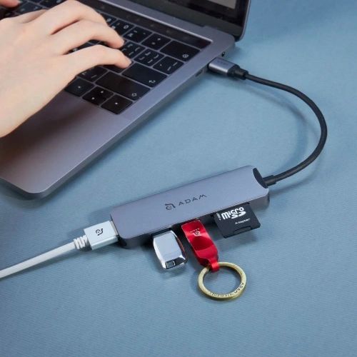 Kup Hub Adam Elements Casa Hub A05 USB-C 5 készülékhez - ADAM011 - {ean13} - Sklep Home Screen