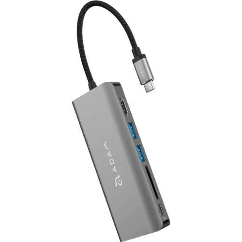 Kup Hub Adam Elements Casa Hub A01 USB-C 6 portos (szürke) - ADAM013GRY - {ean13} - Sklep Home Screen