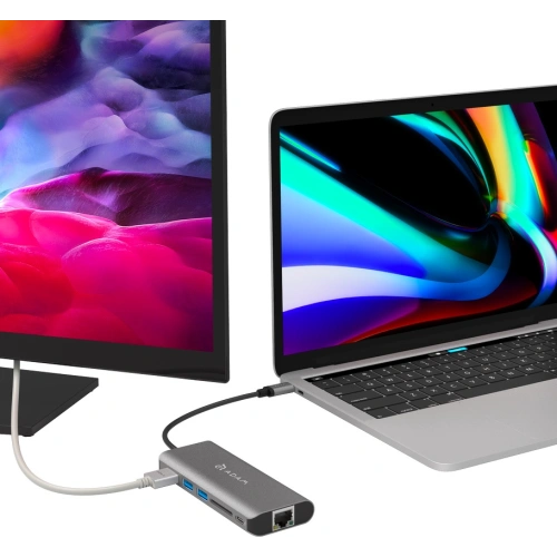 Kup Hub Adam Elements Casa Hub A01 USB-C 6 portos (szürke) - ADAM013GRY - {ean13} - Sklep Home Screen