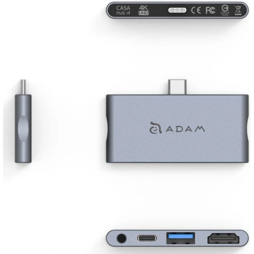Kup Adam Elements Casa Hub i4 USB-C 4 eszközhöz - ADAM015 - {ean13} - Sklep Home Screen