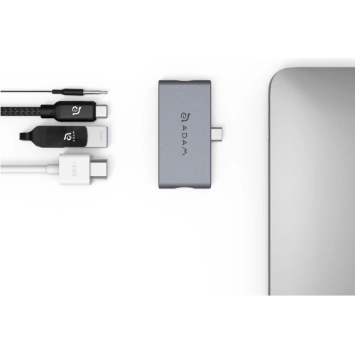 Kup Hub Adam Elements Casa Hub i4 USB-C pentru 4 dispozitive - ADAM015 - {ean13} - Sklep Home Screen