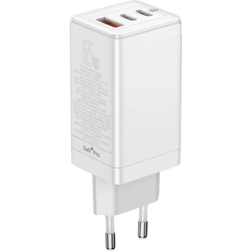 Kup Netzteil Baseus GaN3 Pro, 2xUSB-C + USB, 65W (weiß) - BSU3239WHT - {ean13} - Sklep Home Screen