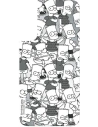 Panel Samsung Galaxy S22+ Plus GP-TOU021HOOJW do pouzdra Frame Cover Simpsons