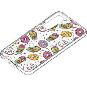 Samsung Galaxy S22+ Plus GP-TOU021HOOPW to Frame Cover Case Simpsons Donut