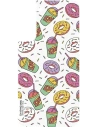 Panel Samsung Galaxy S22 GP-TOU021HOVPW für die Hülle Frame Cover Simpsons Donut