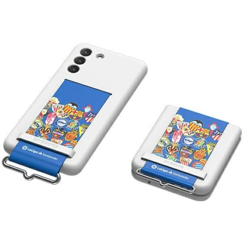 Kup Pasek Samsung Galaxy S22/S22+ Plus/S22 Ultra GP-TOU021HOELW pentru etui Silicone Cover cu bandă Laliga albastru/blue - SMG721BLU - {ean13} - Sklep Home Screen