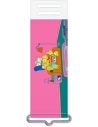 Pasek Samsung Galaxy S22/S22+ Plus/S22 Ultra GP-TOU021HOGPW szilikon tokhoz Simpsons sávos rózsaszín/pink