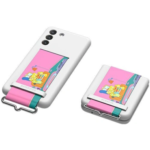 Kup Samsung Galaxy S22/S22+ Plus/S22 Ultra GP-TOU021HOGPW für das Silicone Cover mit Simpsons-Gürtel rosa/pink - SMG722PNK - {ean13} - Sklep Home Screen