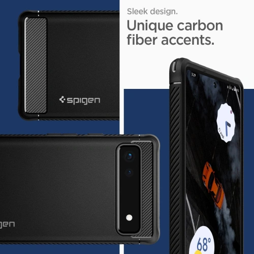 Kup Etui Spigen Rugged Armor Google Pixel 6a Matt Fekete - SPN2237BLK - {ean13} - Sklep Home Screen