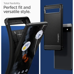 Kup Etui Spigen Rugged Armor Google Pixel 6a Matte Black - SPN2237BLK - {ean13} - Sklep Home Screen