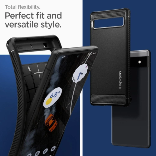 Kup Etui Spigen Rugged Armor Google Pixel 6a Matt Fekete - SPN2237BLK - {ean13} - Sklep Home Screen
