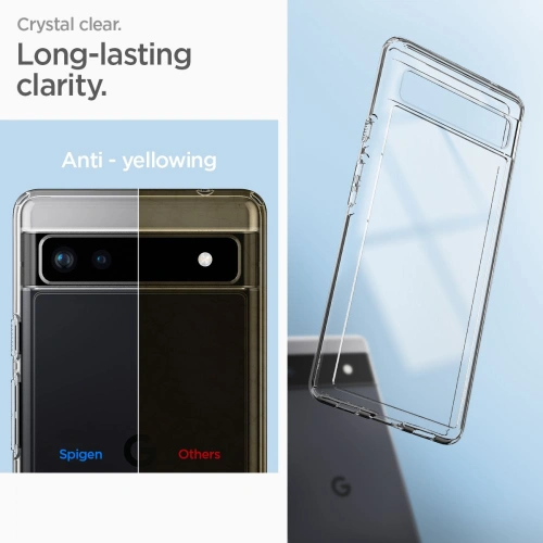 Buy Spigen Ultra Hybrid Google Pixel 6a Crystal Clear - SPN2238CL - {ean13} - Home Screen Store Europe