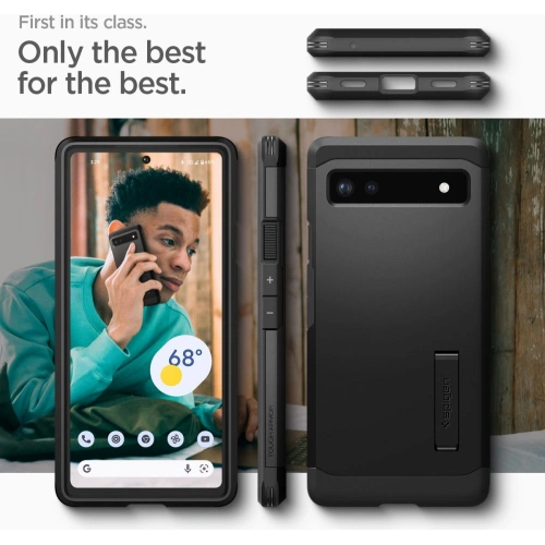 Kup Case Spigen Tough Armor Google Pixel 6a Schwarz - SPN2239BLK - {ean13} - Sklep Home Screen