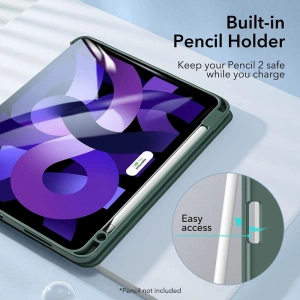 Kup Etui ESR Rebound Pencil Apple iPad Air 10.9 2020/2022 (4. i 5. generacji) / iPad Air 11 2024 (6. generacji) Green - ESR493GRN - {ean13} - Sklep Home Screen