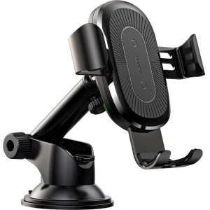 Baseus Gravity Car Mount with inductive charger Qi (Black)