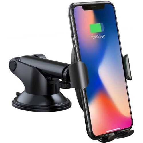 Buy Baseus Gravity Car Mount with inductive charger Qi (Black) - BSU3240BLK - {ean13} - Home Screen Store Europe