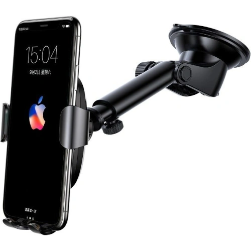 Buy Baseus Gravity Car Mount with inductive charger Qi (Black) - BSU3240BLK - {ean13} - Home Screen Store Europe