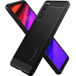 Kup Etui Spigen Rugged Armor Sony Xperia 1 IV Matt Fekete - SPN2243BLK - {ean13} - Sklep Home Screen