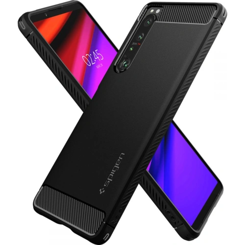 Kup Etui Spigen Rugged Armor Sony Xperia 1 IV Matte Black - SPN2243BLK - {ean13} - Sklep Home Screen