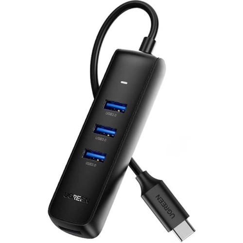 Kup Adaptér UGREEN 5v1 USB-A na 3x USB 2.0 + RJ45 + USB-C (černý) - UGR1222BLK - {ean13} - Sklep Home Screen