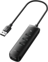 Kup UGREEN 5in1 USB-A Adapter zu 3x USB 2.0 + RJ45 + USB-C (schwarz) - UGR1222BLK - {ean13} - Sklep Home Screen